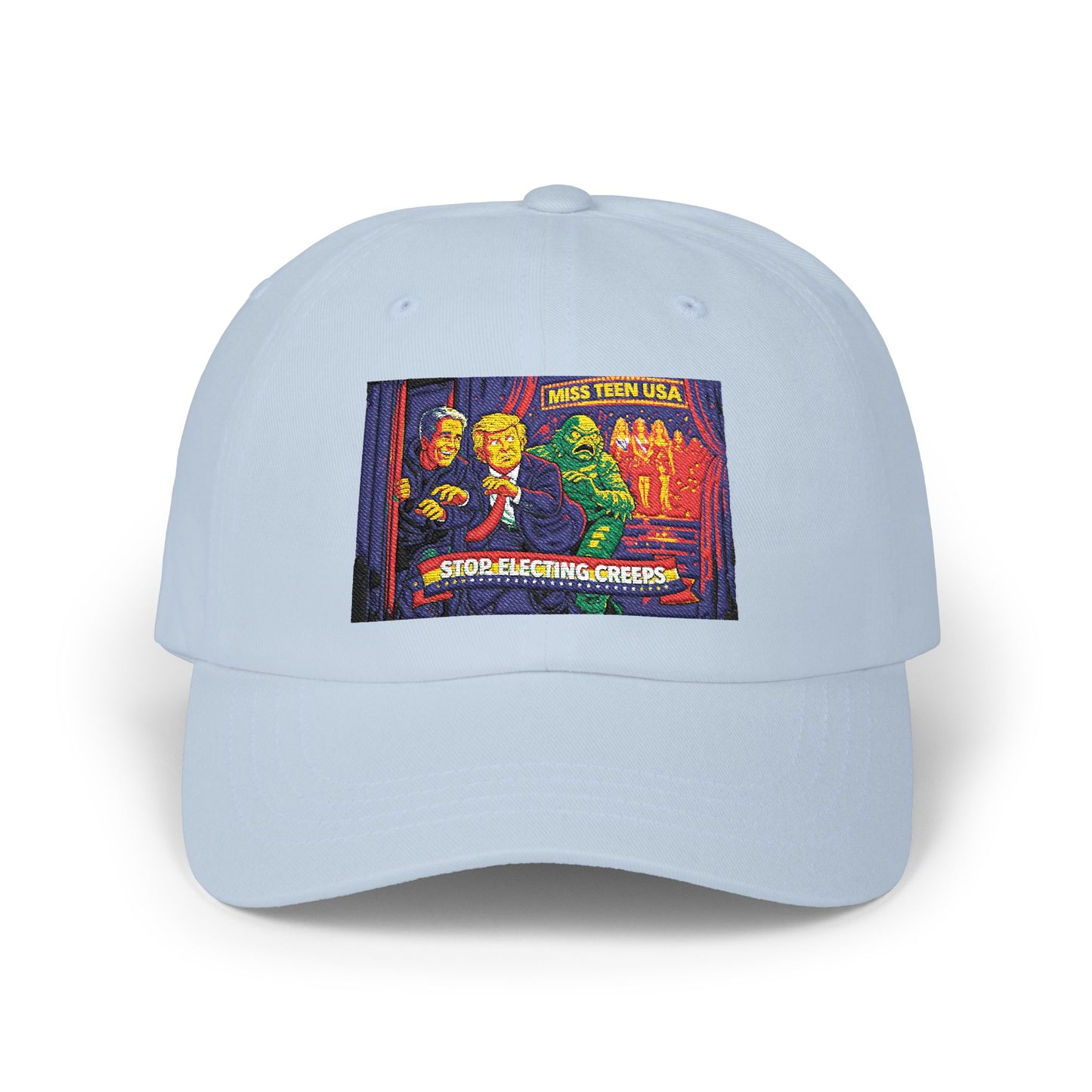 Dad Cap — Vintage Horror Movie Poster Patch 'Stop Watching Creeds'