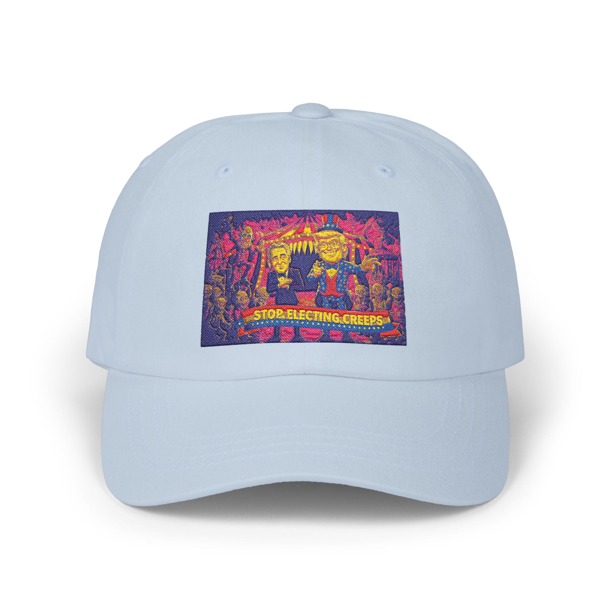 Dad Cap — Vintage Surfing Scene Embroidered 'Long Beach/Calif.' Hat