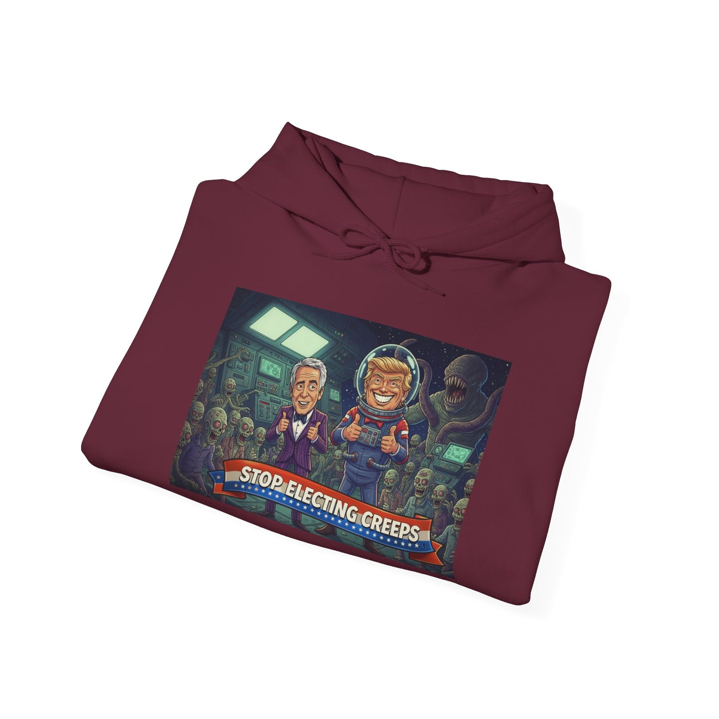 Gaming Crew Hoodie — 'Store-Selecting Griefers' Retro Arcade Design
