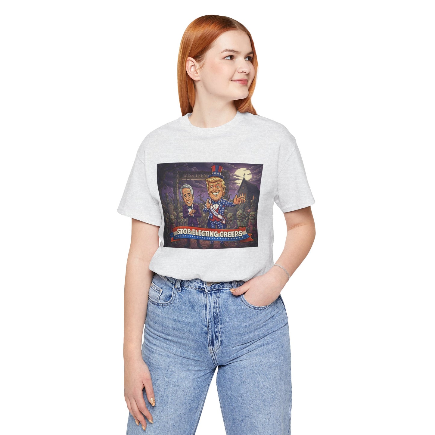 Stop Electing Creeps Political T‑Shirt — Satirical Anti‑Corruption Tee