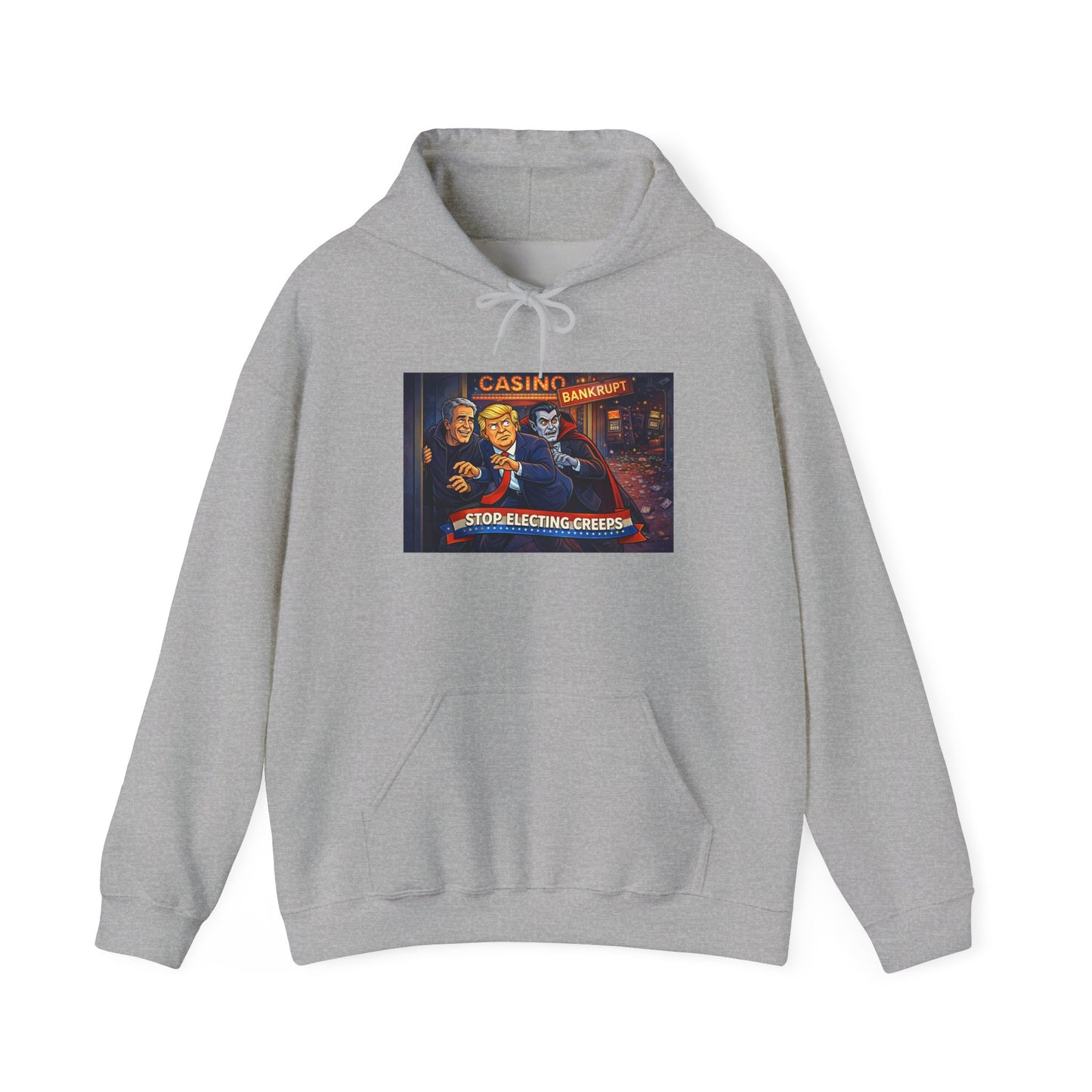 Casino Night Hoodie — Vintage Gambling Scene Sweatshirt