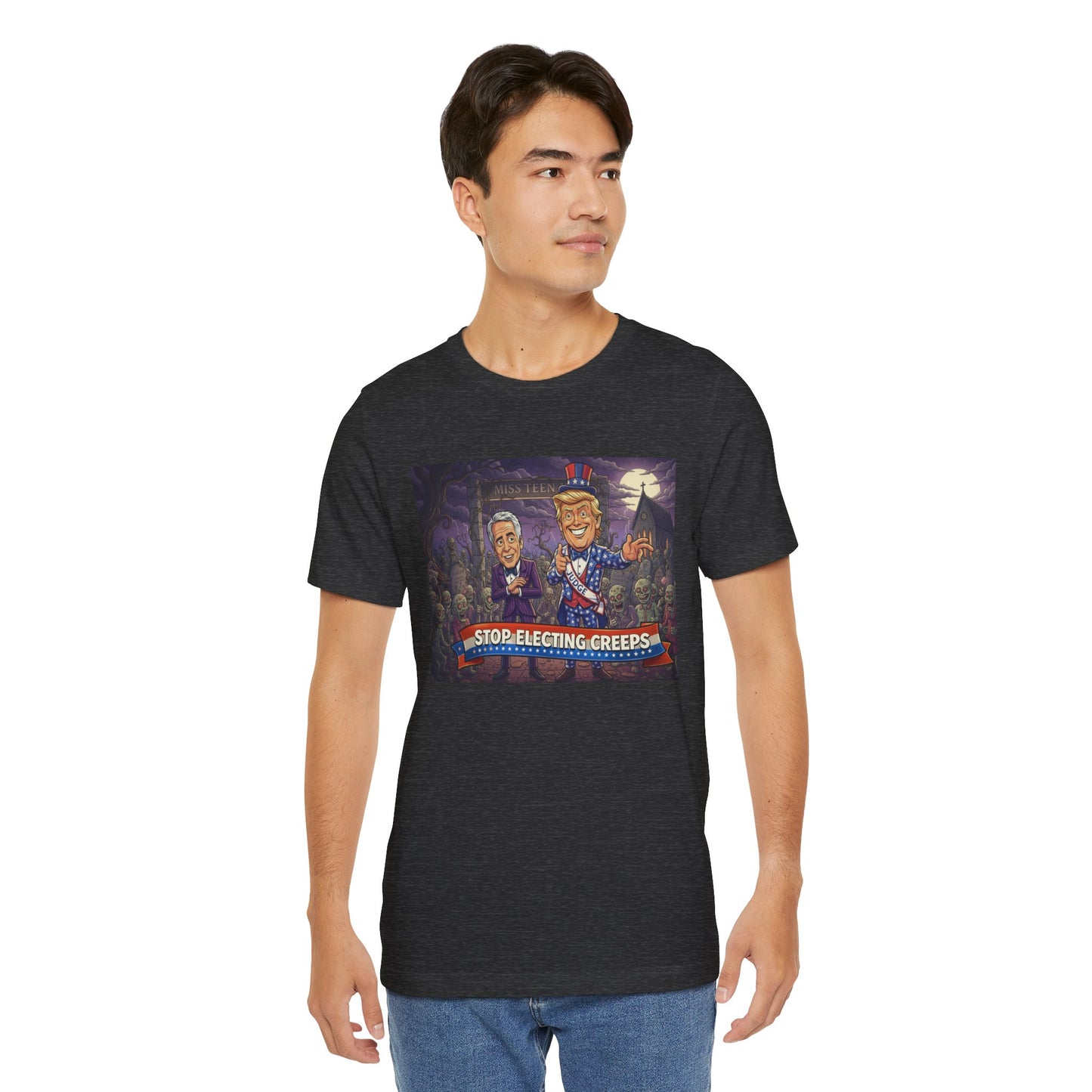 Stop Electing Creeps Political T‑Shirt — Satirical Anti‑Corruption Tee