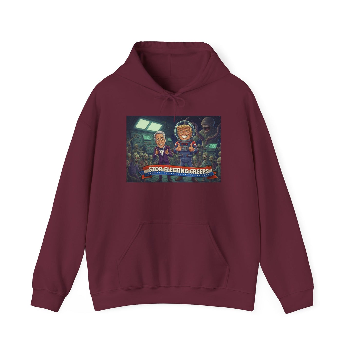 Gaming Crew Hoodie — 'Store-Selecting Griefers' Retro Arcade Design