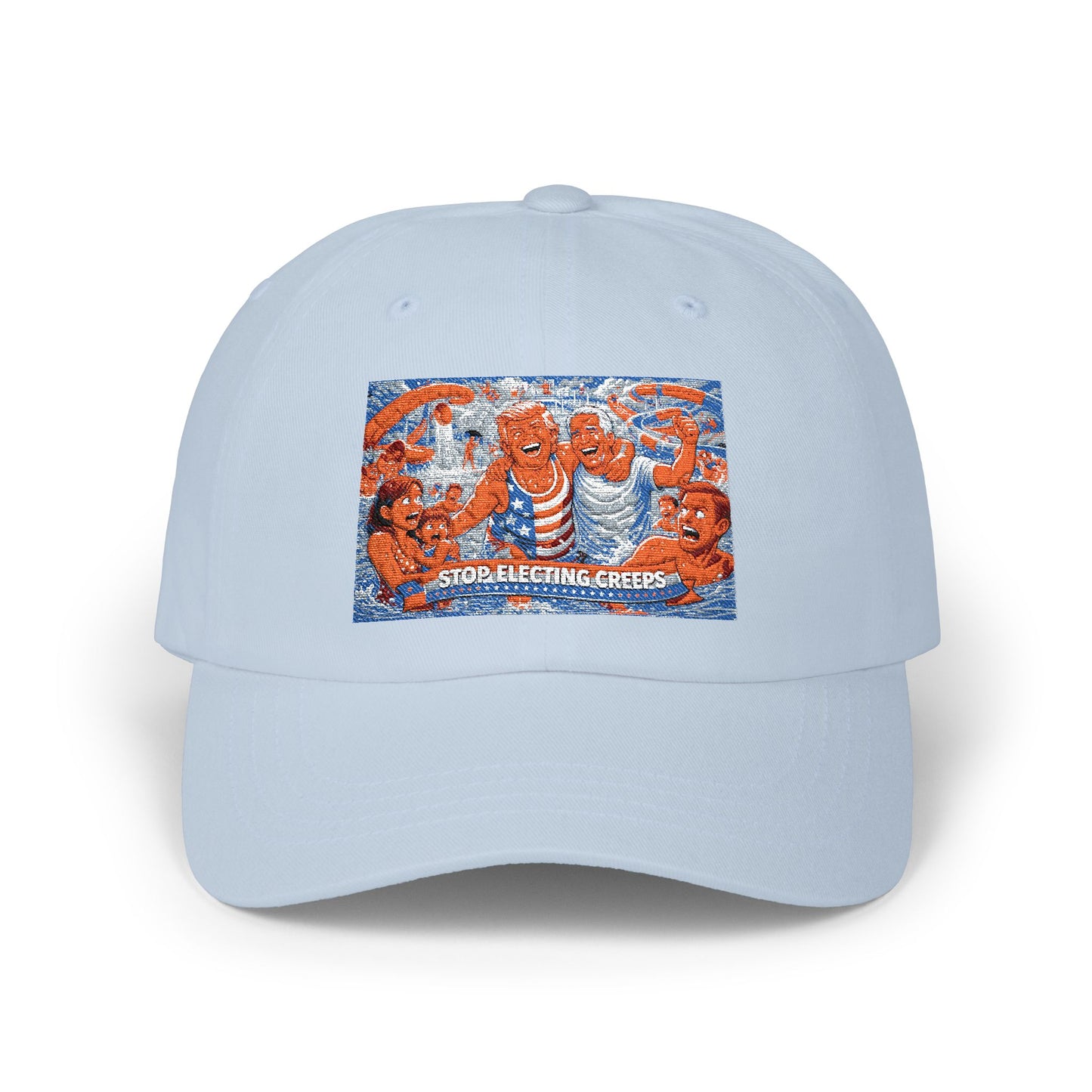 Dad Cap — Vintage Orange Lobsters Patch Hat