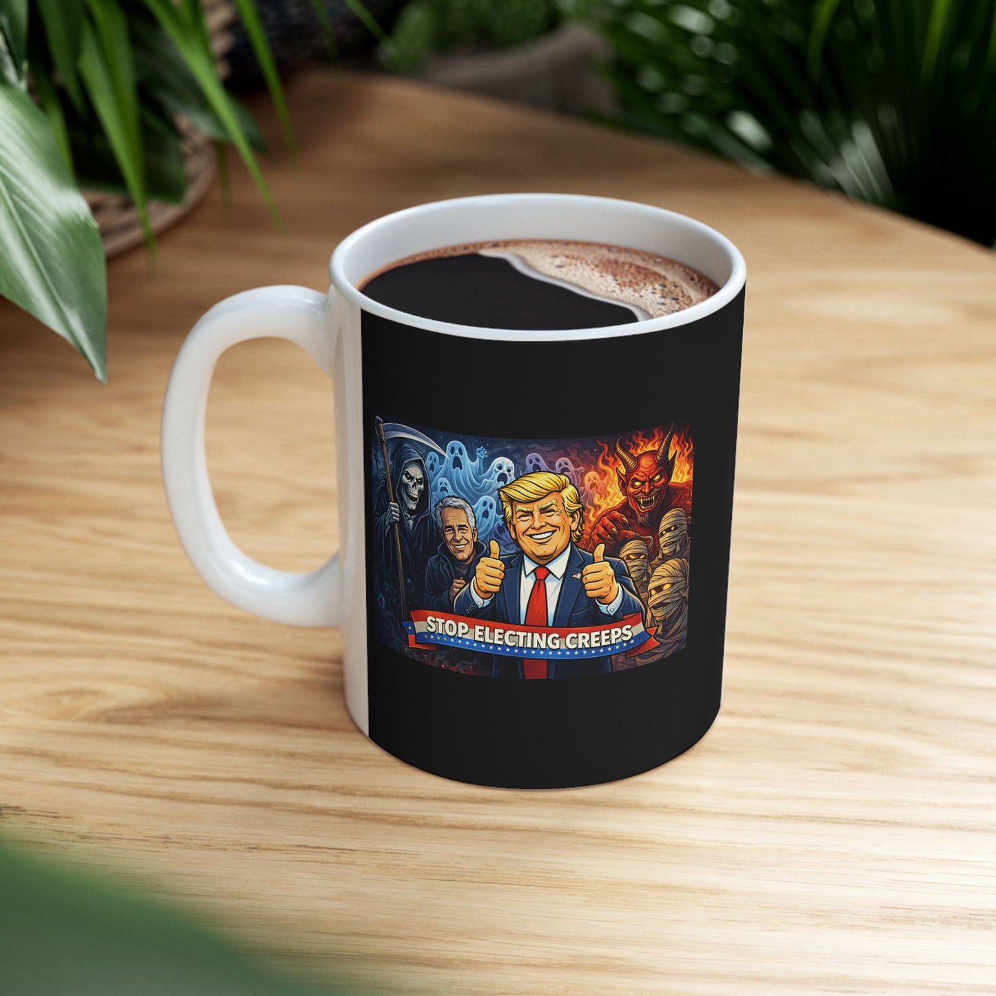 Horror Movie Villains Ceramic Mug – Retro Killer Characters Coffee Cup (11oz/15oz)