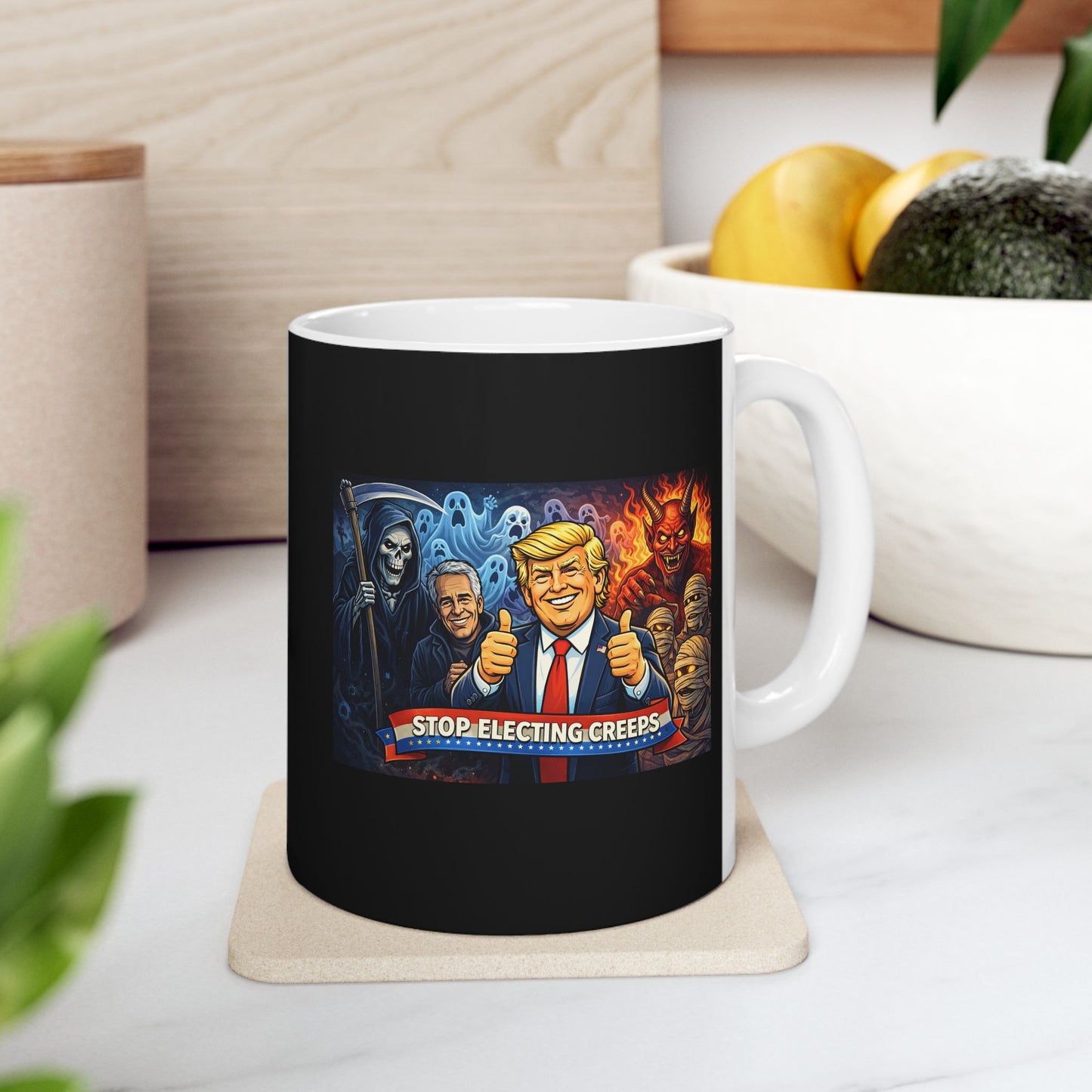 Horror Movie Villains Ceramic Mug – Retro Killer Characters Coffee Cup (11oz/15oz)