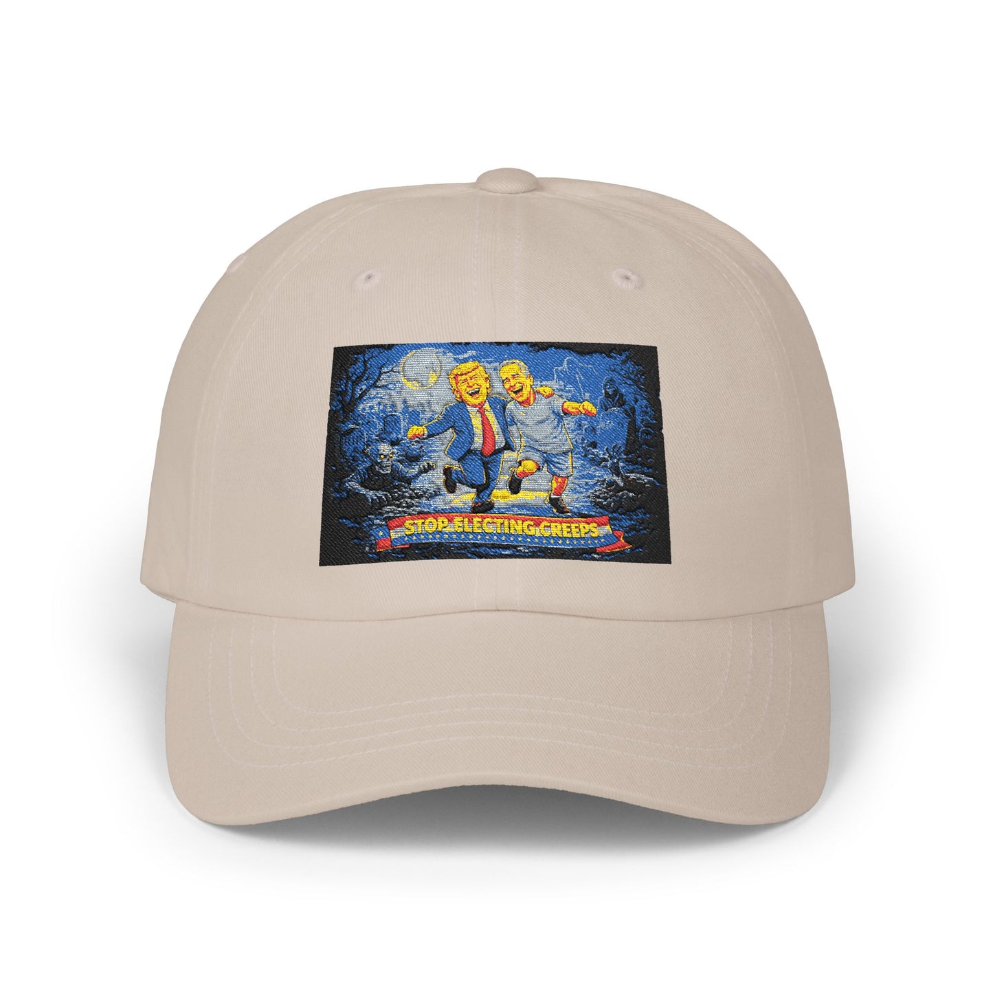 Dad Cap — Starry Night Surfing Patch Hat