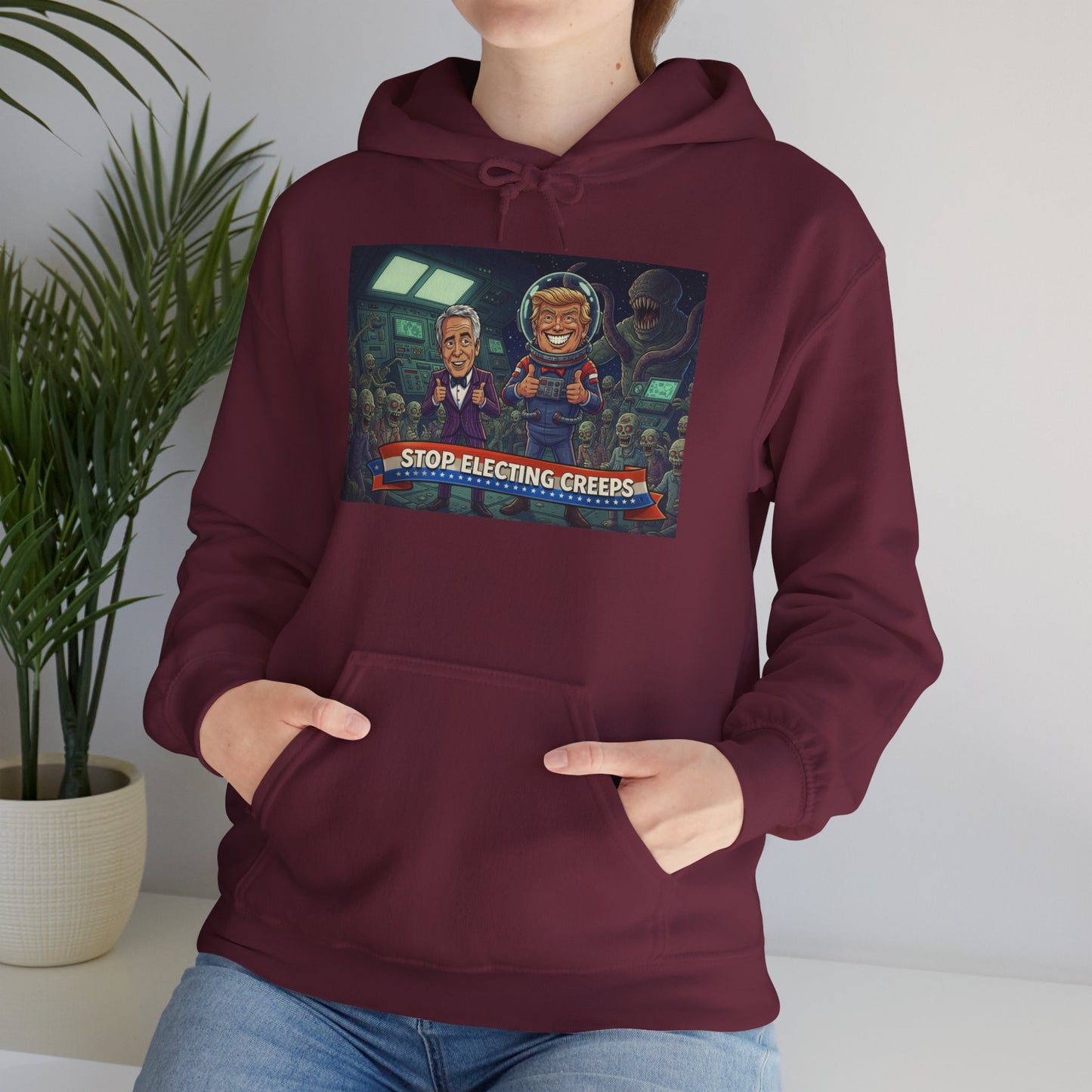 Gaming Crew Hoodie — 'Store-Selecting Griefers' Retro Arcade Design
