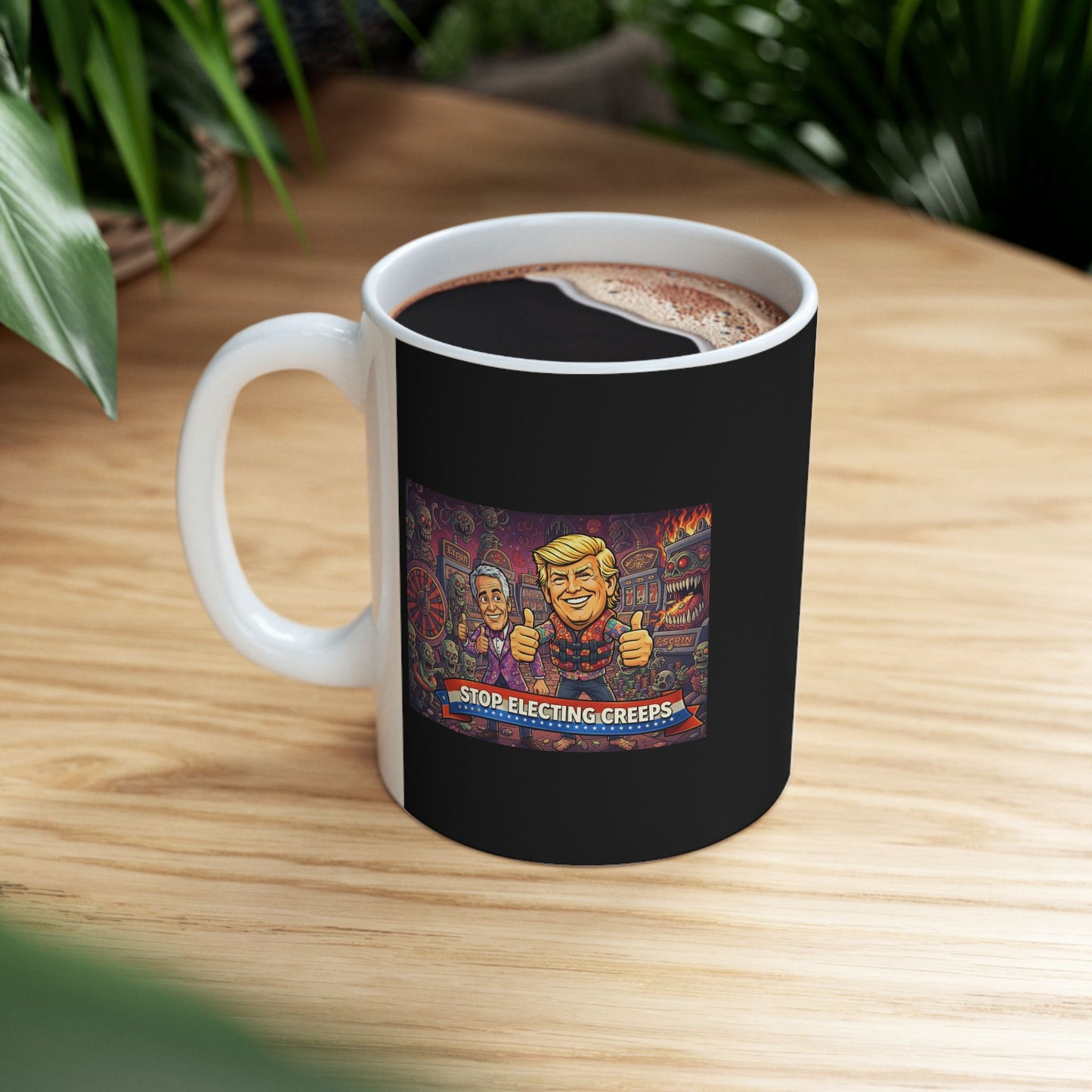 Fortune Carnival Ceramic Mug — Vintage Carnival Posters Coffee Cup (11oz/15oz)