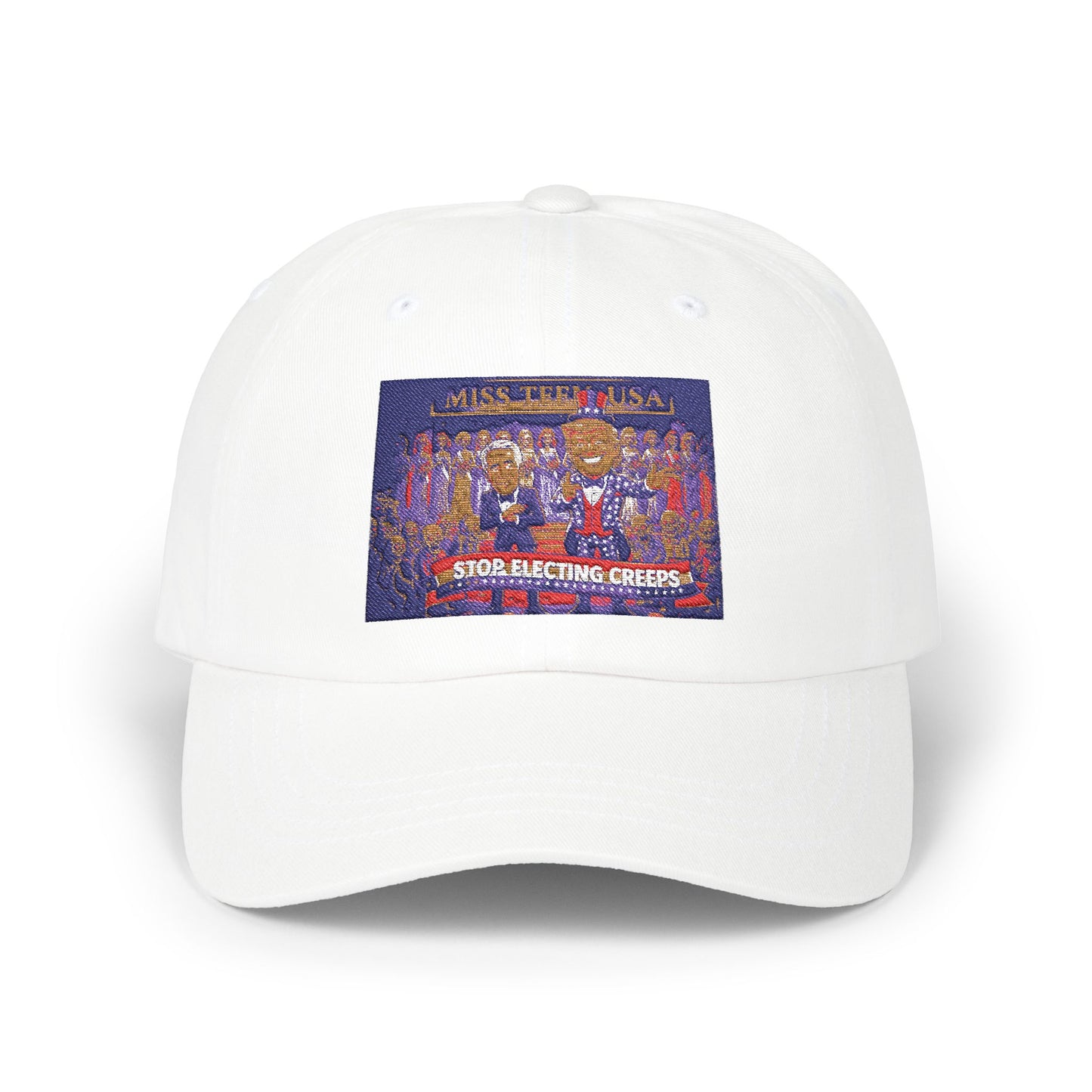 Dad Cap — Vintage Arcade 'Stop Kicking Sleep's' Graphic Hat