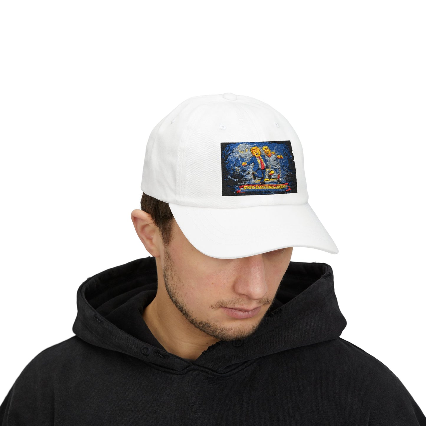 Dad Cap — Starry Night Surfing Patch Hat