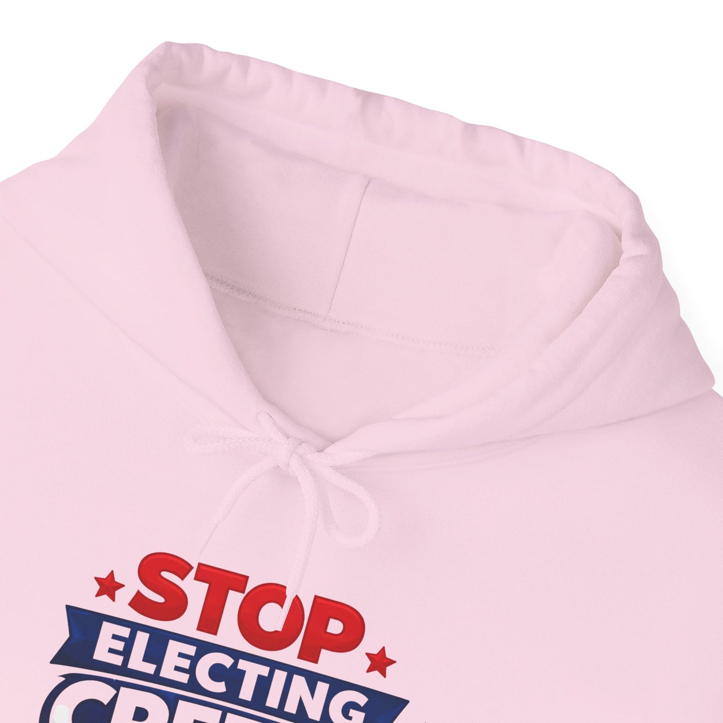 Political Hoodie - "Stop Electing Creeps" Protest Pullover