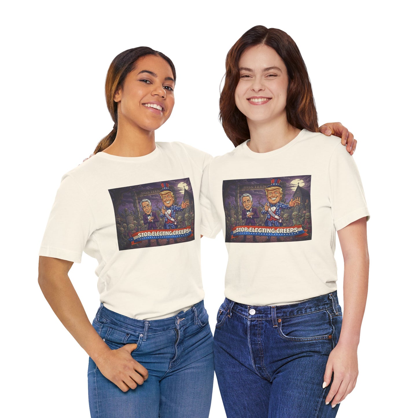 Stop Electing Creeps Political T‑Shirt — Satirical Anti‑Corruption Tee