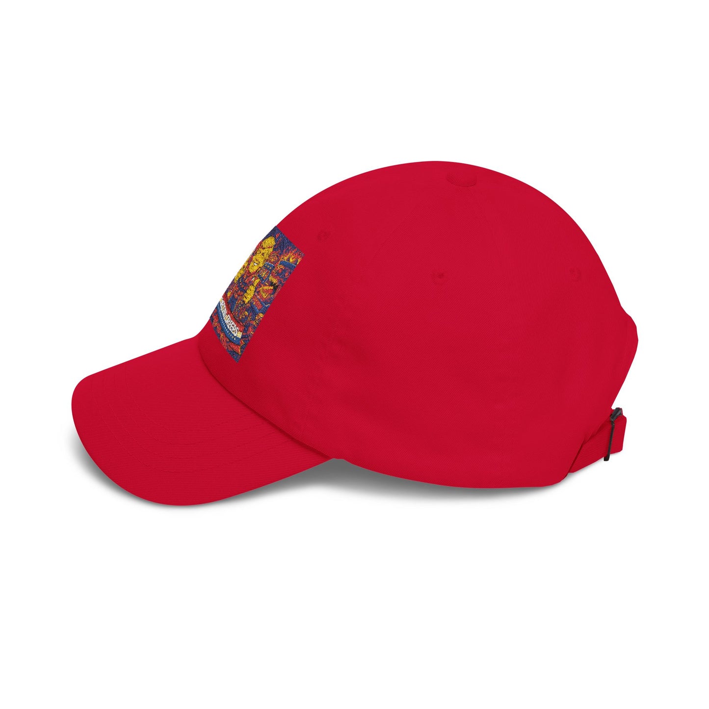 Dad Cap — Colorful Mosaic Cartoon Patch "Doing A Racing Green"