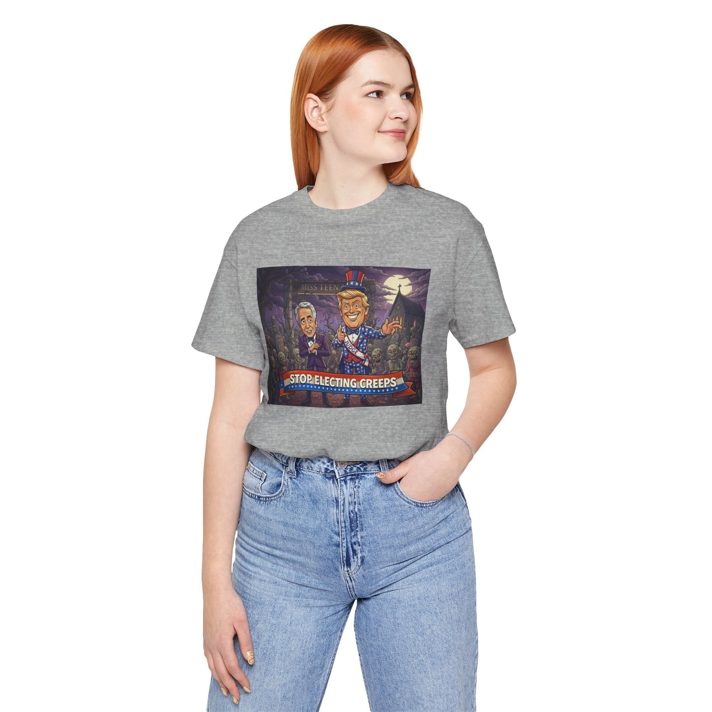 Stop Electing Creeps Political T‑Shirt — Satirical Anti‑Corruption Tee