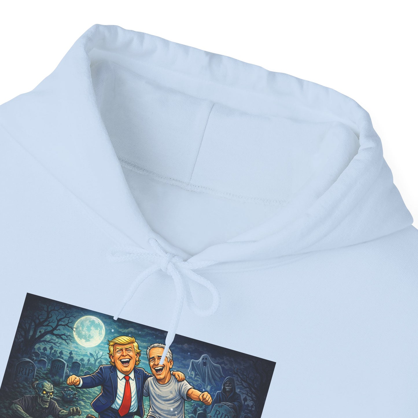 Political Comedy Hoodie — “Surrendering America” Satirical Graphic Sweatshirt
