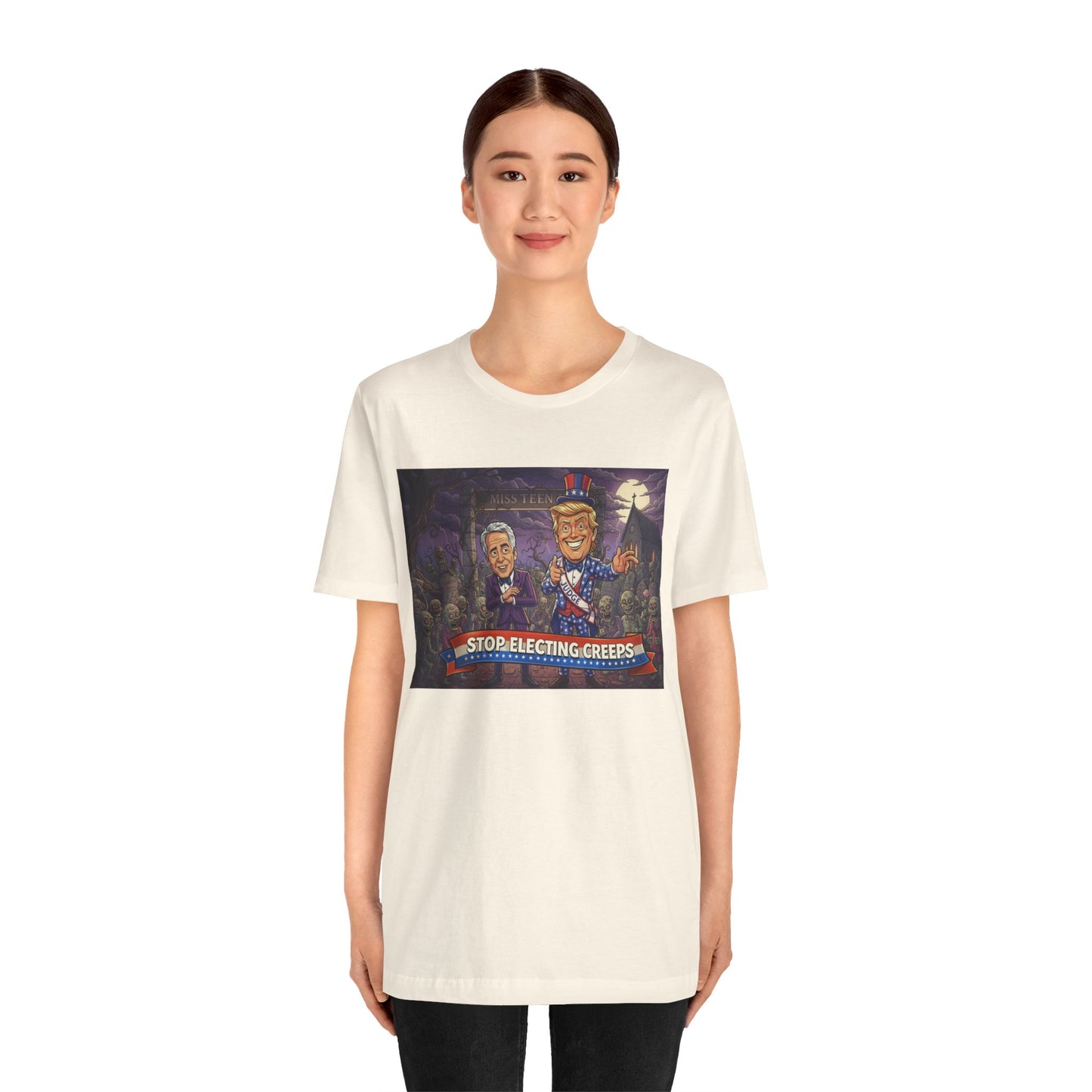 Stop Electing Creeps Political T‑Shirt — Satirical Anti‑Corruption Tee
