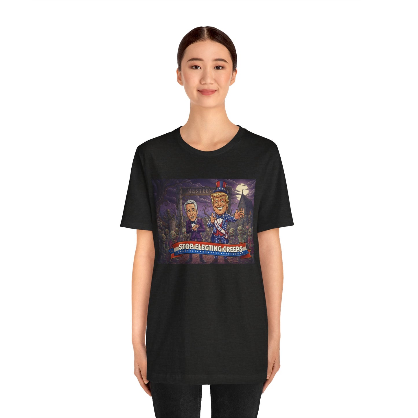 Stop Electing Creeps Political T‑Shirt — Satirical Anti‑Corruption Tee