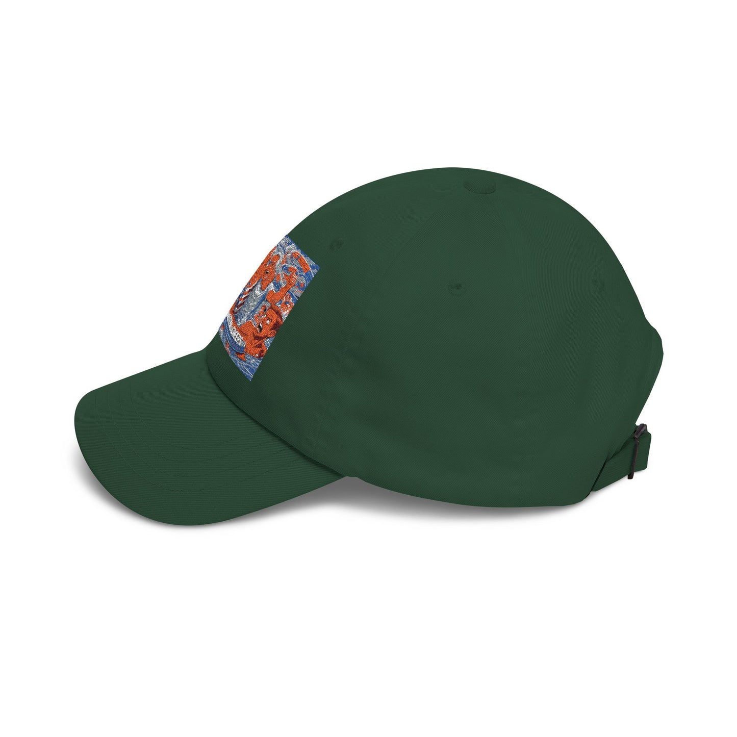 Dad Cap — Vintage Orange Lobsters Patch Hat
