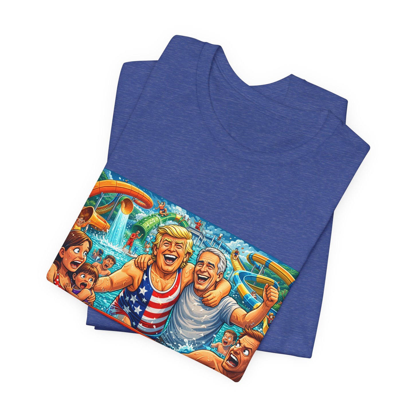 T‑Shirt — "Stop Fleecing Creeps" Beach Party Graphic Tee
