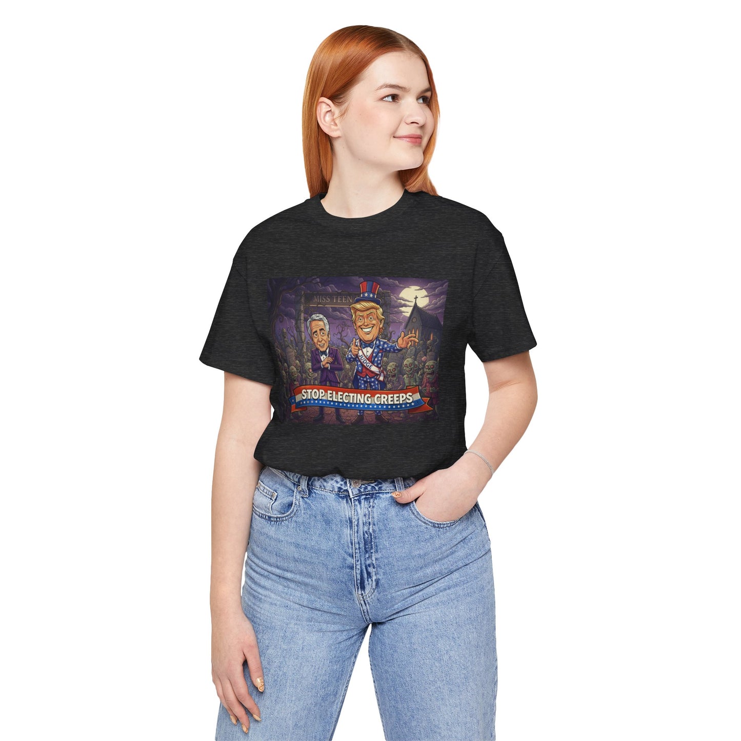 Stop Electing Creeps Political T‑Shirt — Satirical Anti‑Corruption Tee