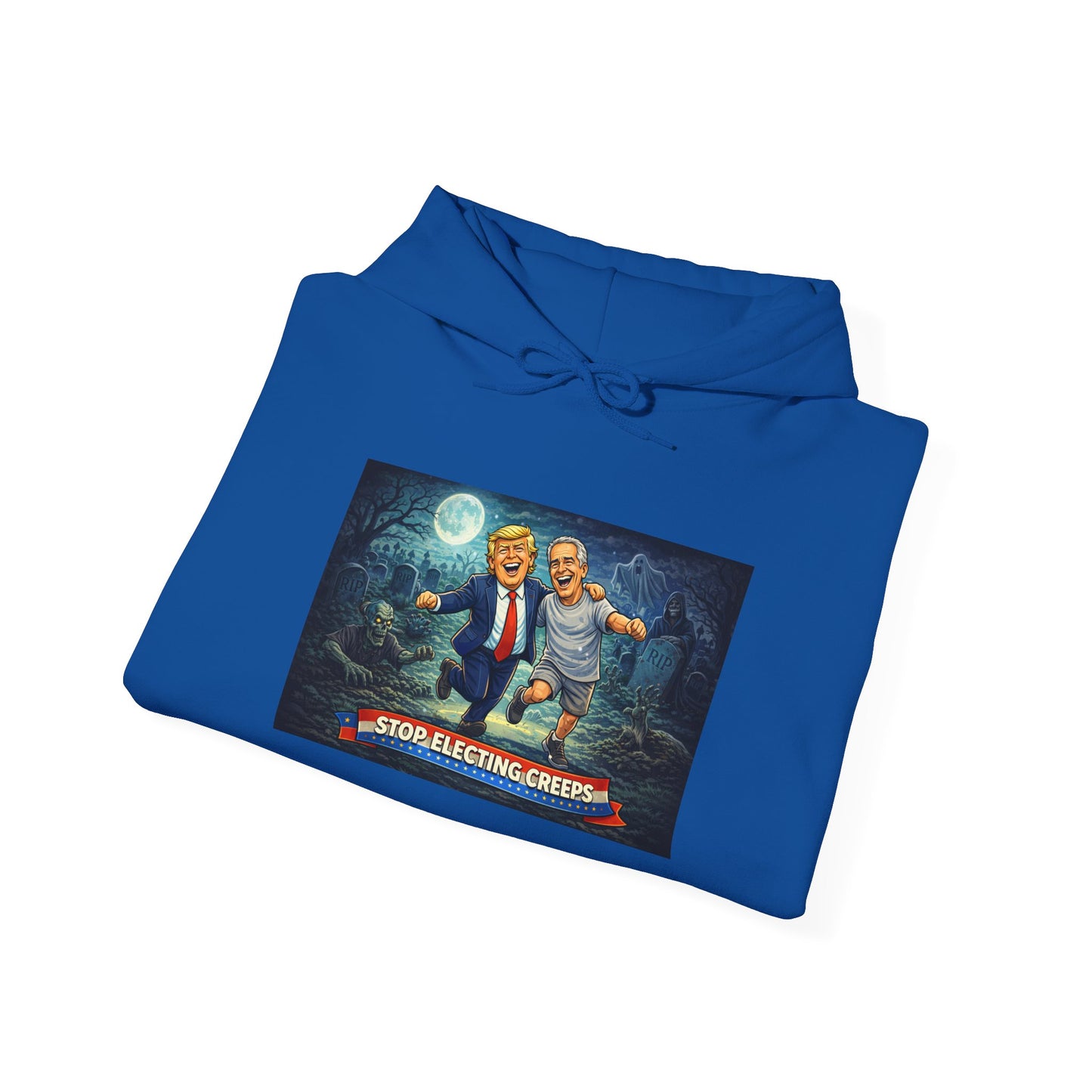 Political Comedy Hoodie — “Surrendering America” Satirical Graphic Sweatshirt