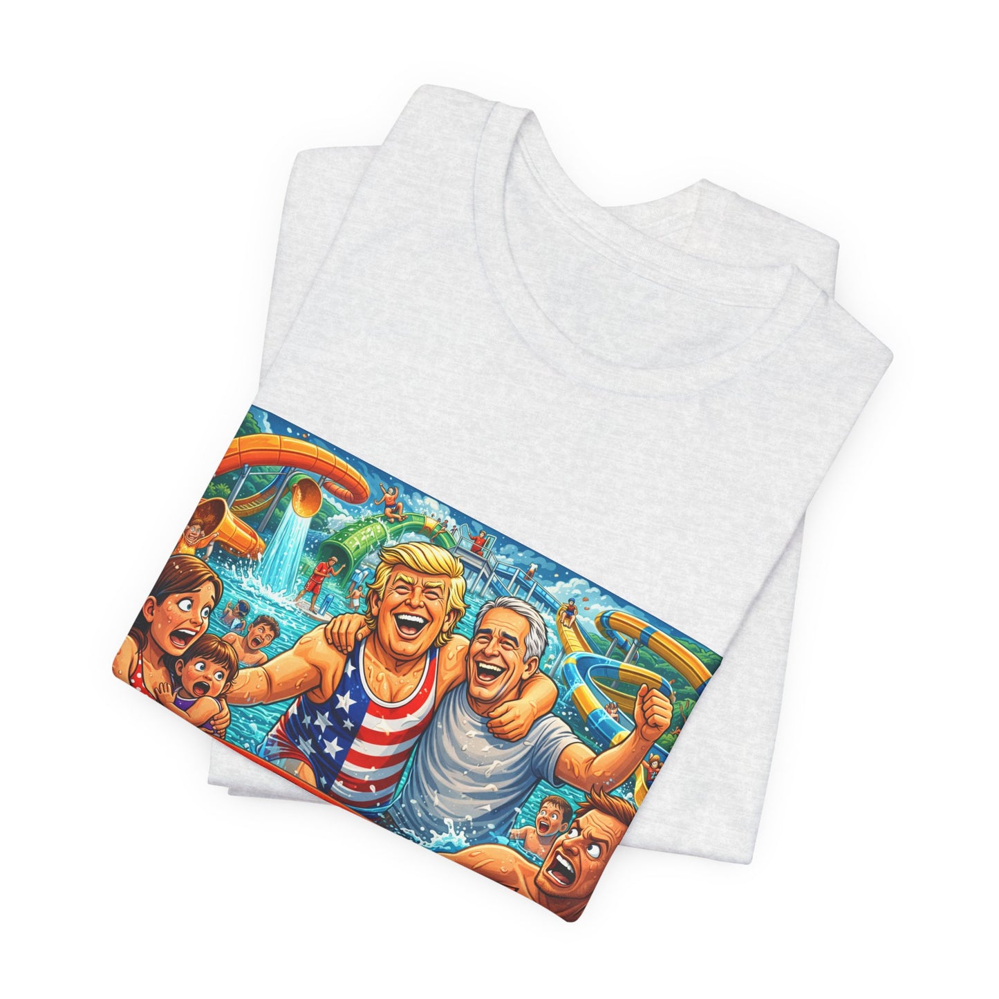 T‑Shirt — "Stop Fleecing Creeps" Beach Party Graphic Tee