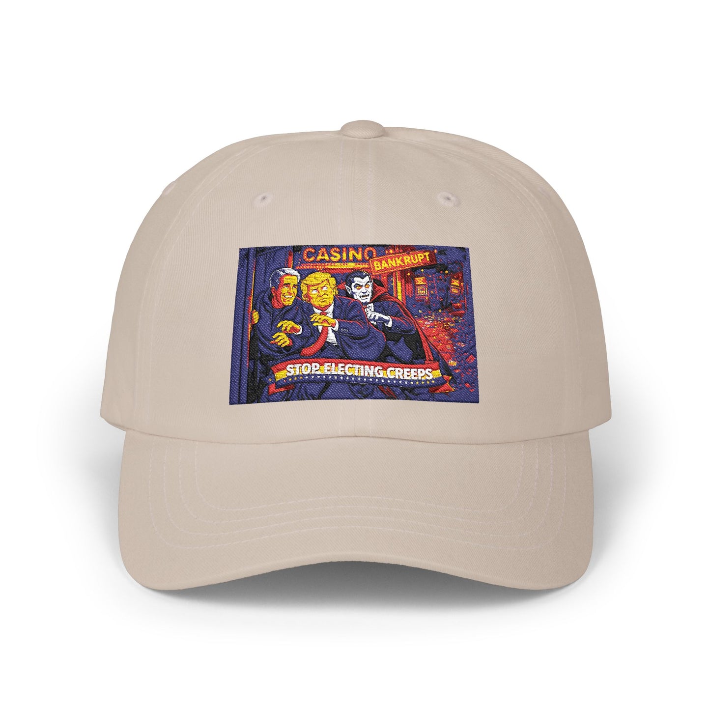 Dad Cap — Vintage Casino Poster Embroidered Baseball Hat