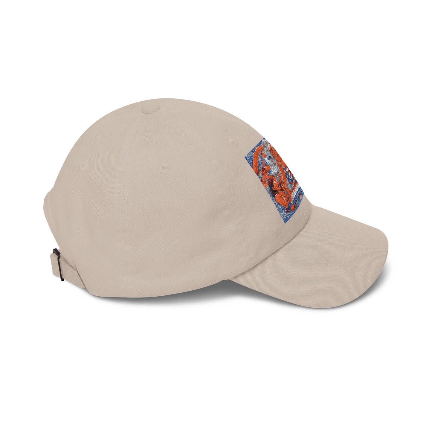 Dad Cap — Vintage Orange Lobsters Patch Hat