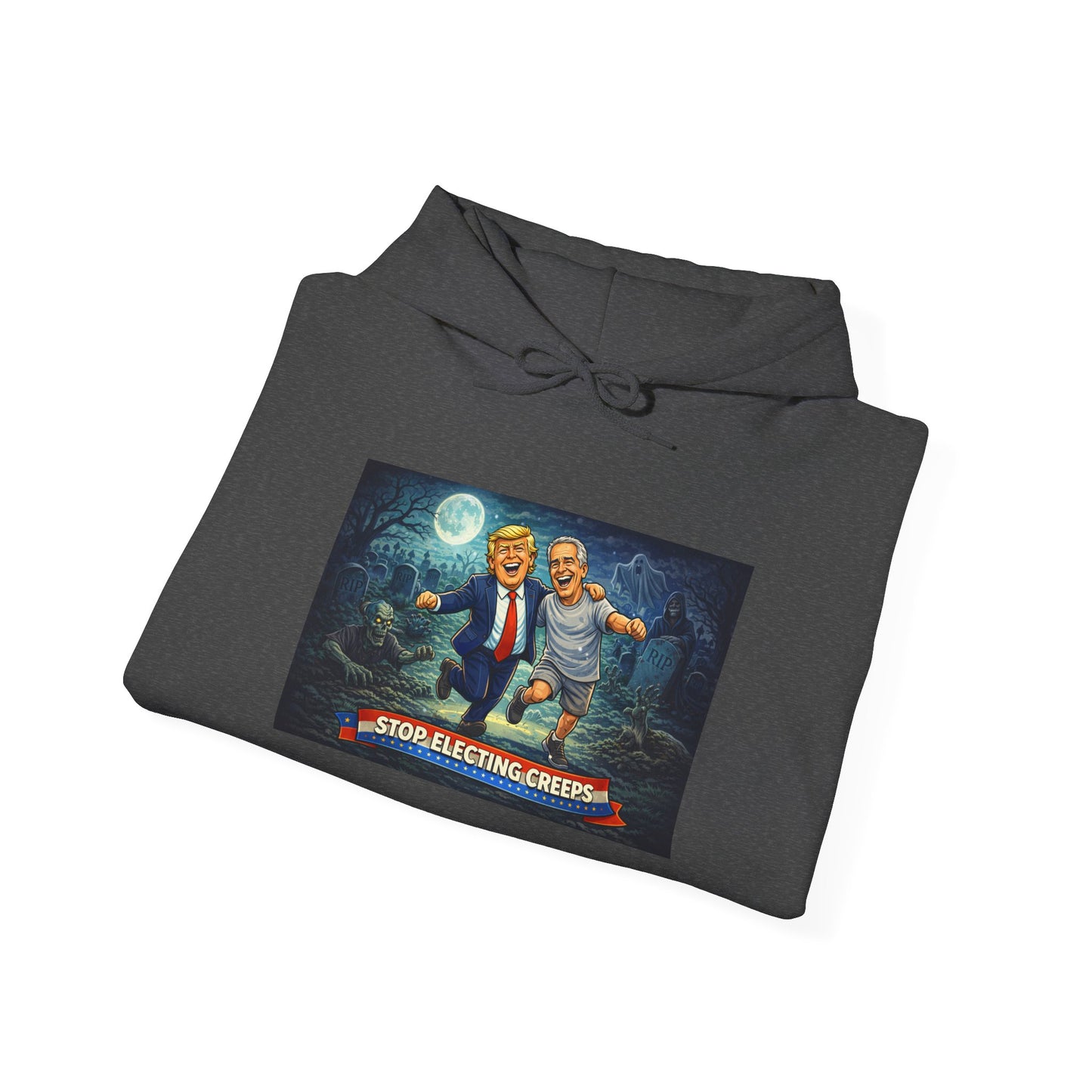 Political Comedy Hoodie — “Surrendering America” Satirical Graphic Sweatshirt