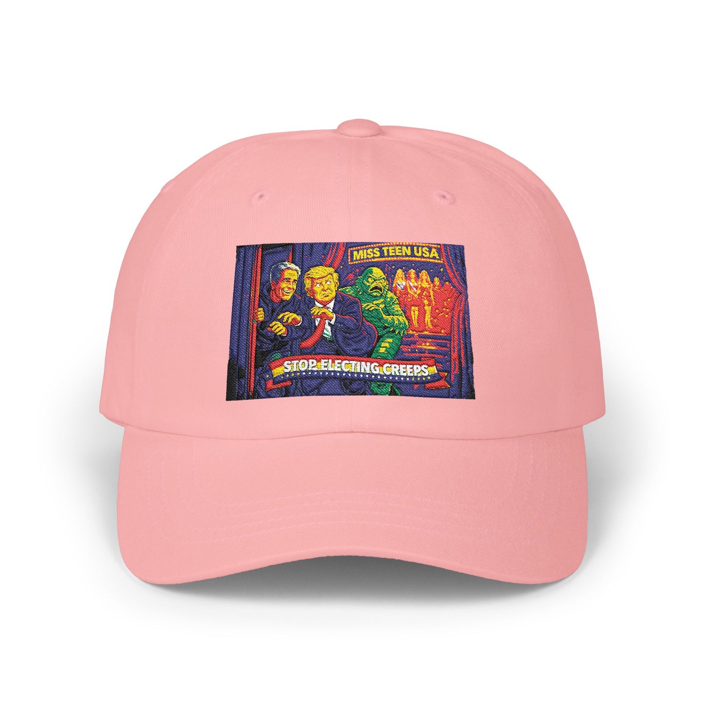 Dad Cap — Vintage Horror Movie Poster Patch 'Stop Watching Creeds'