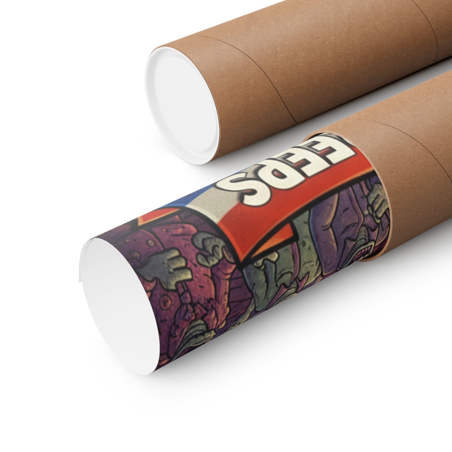 Stop Electing Creeps Matte Horizontal Poster — Political Satire Carnival Art