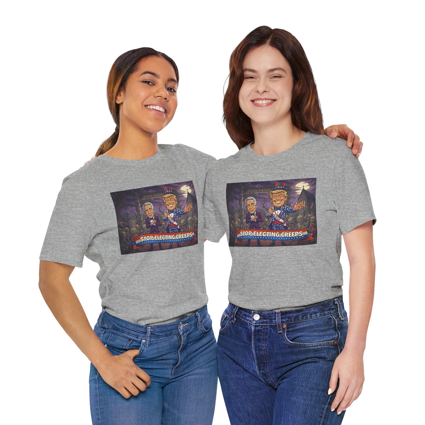 Stop Electing Creeps Political T‑Shirt — Satirical Anti‑Corruption Tee