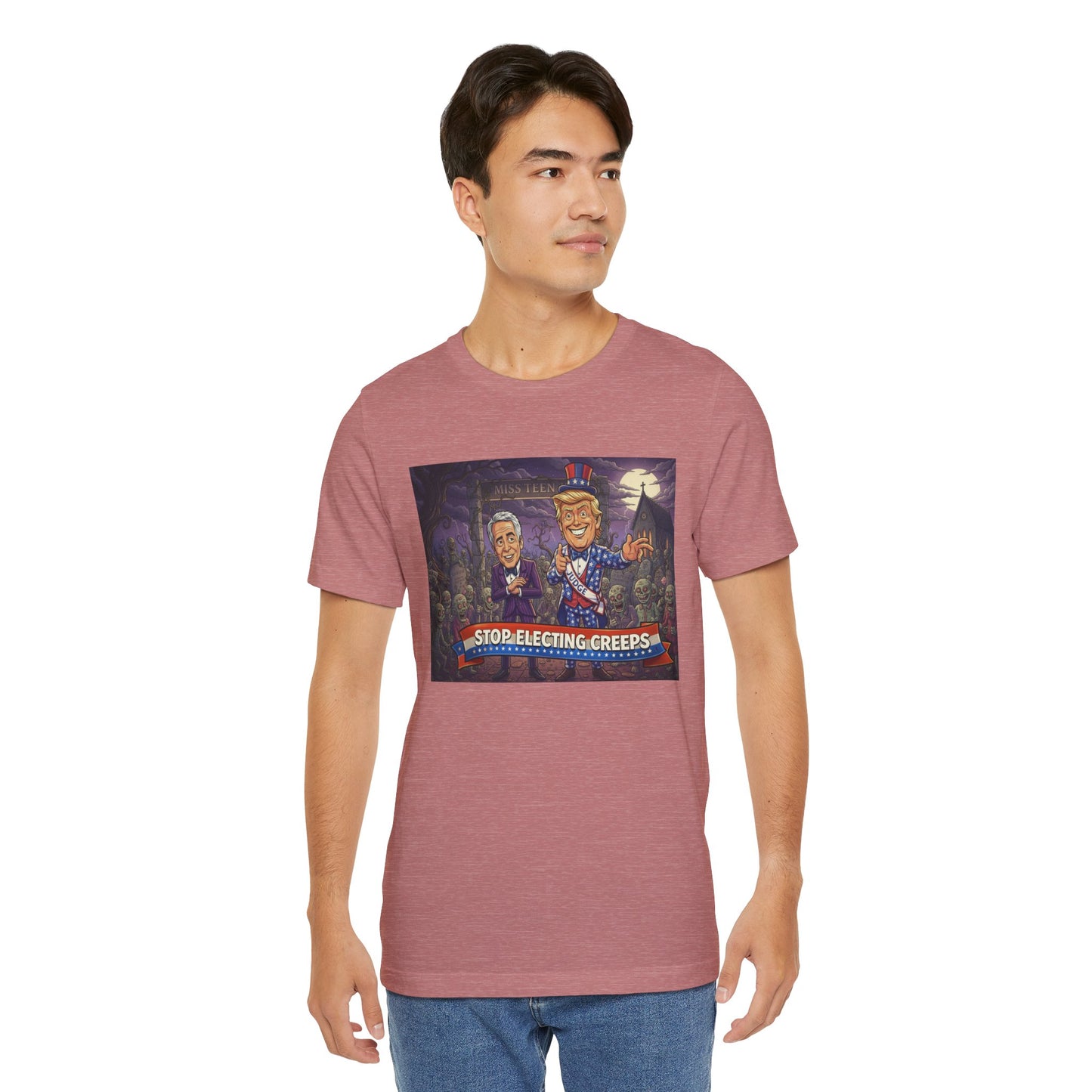 Stop Electing Creeps Political T‑Shirt — Satirical Anti‑Corruption Tee