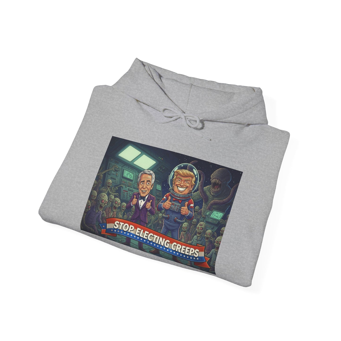 Gaming Crew Hoodie — 'Store-Selecting Griefers' Retro Arcade Design