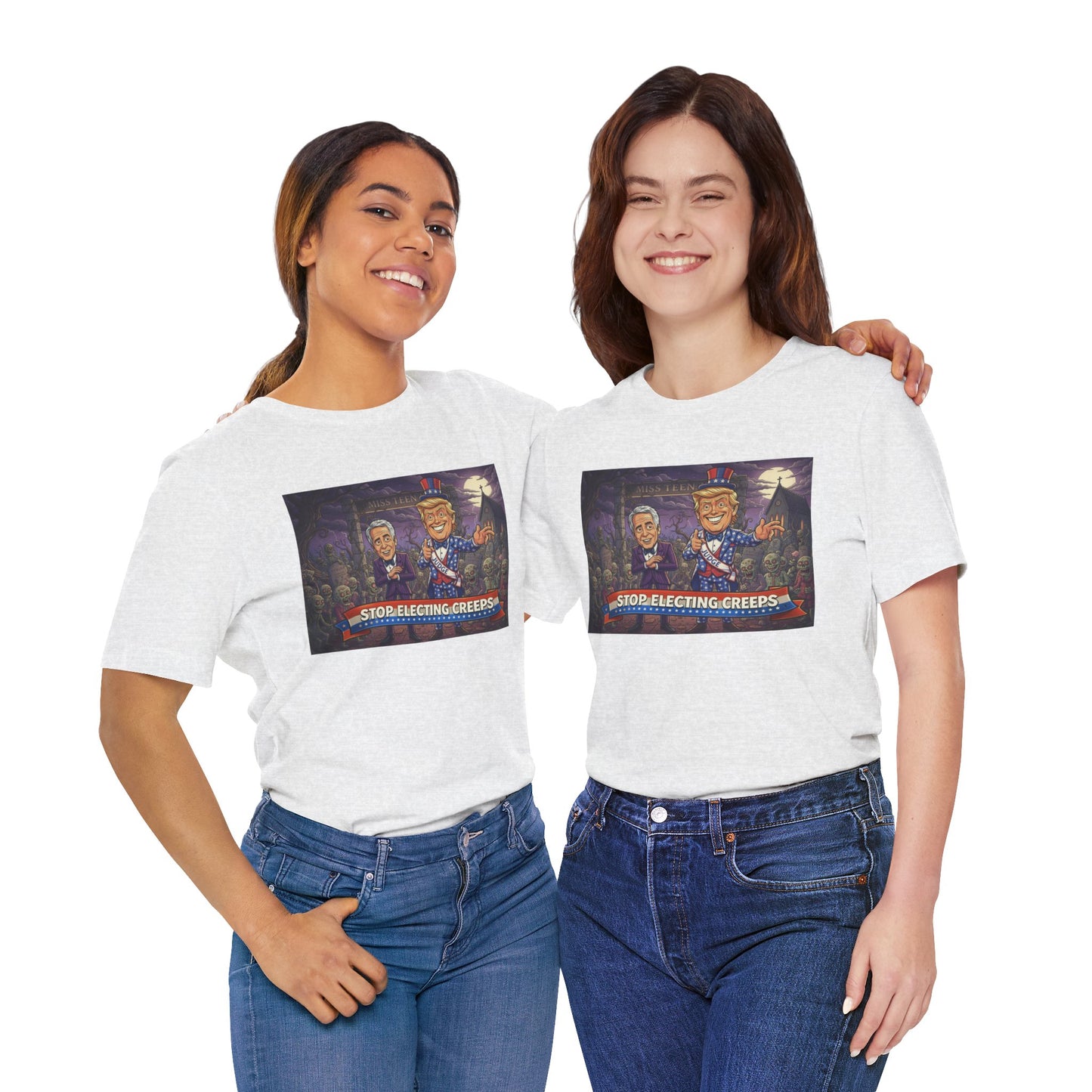 Stop Electing Creeps Political T‑Shirt — Satirical Anti‑Corruption Tee