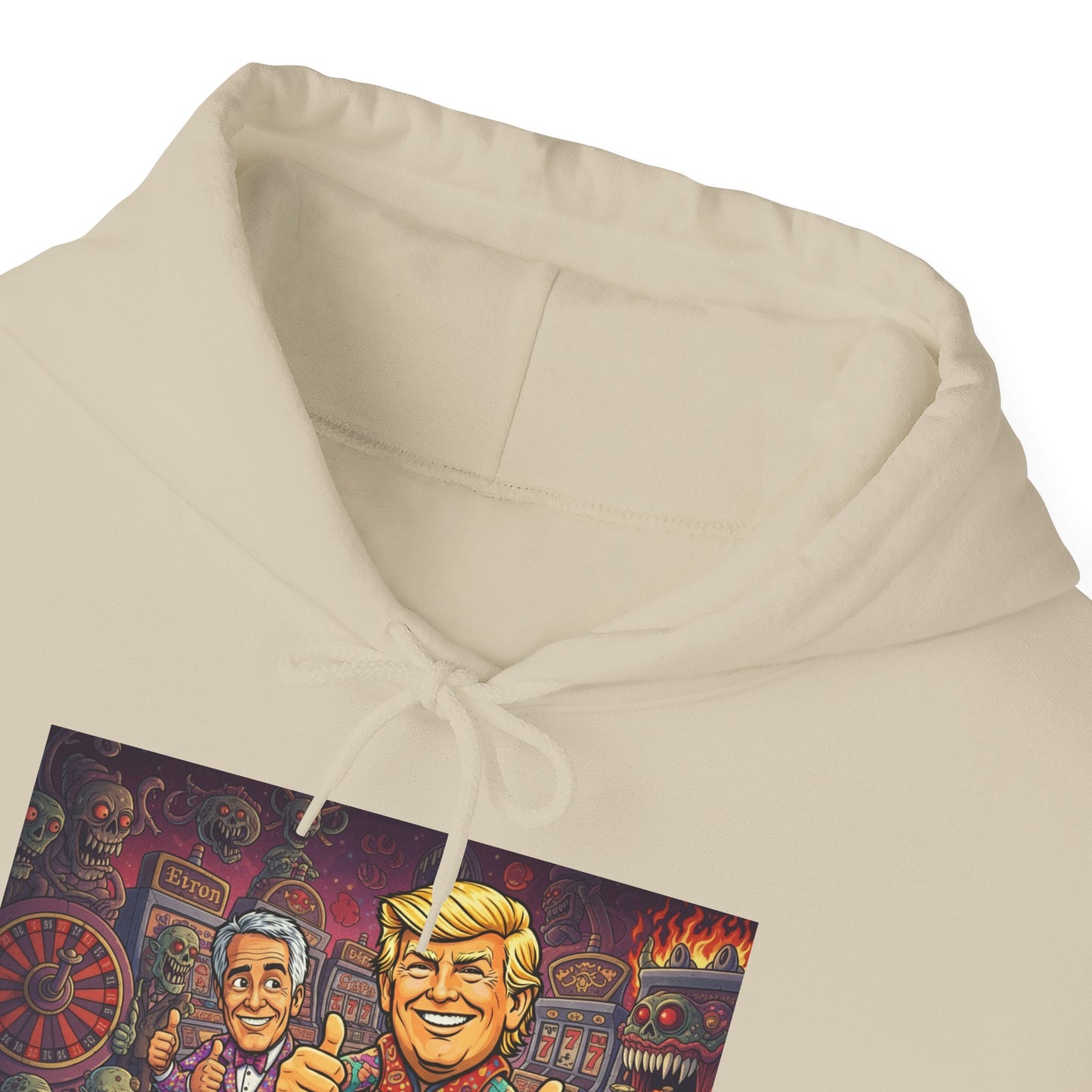 Political Satire Hoodie — "Stop Electing Creeps" Graphic Pullover