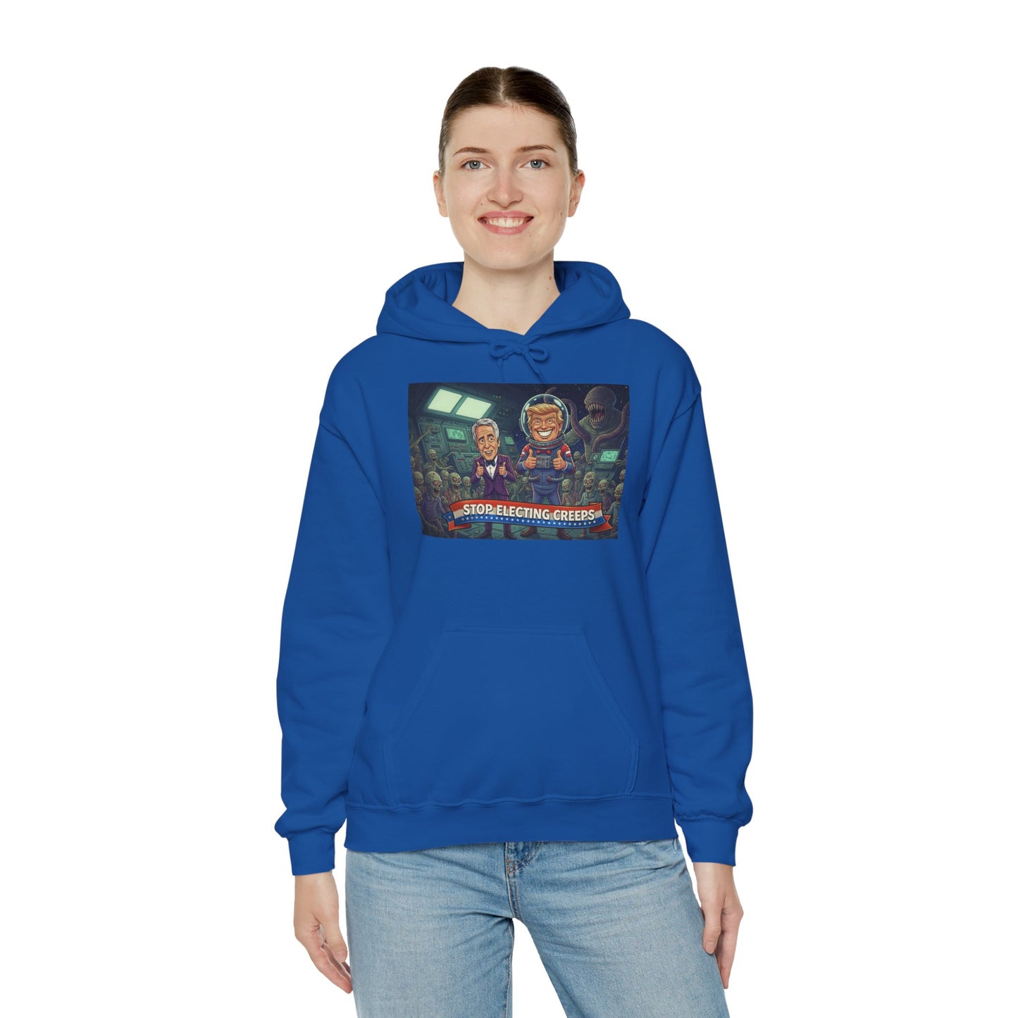 Gaming Crew Hoodie — 'Store-Selecting Griefers' Retro Arcade Design