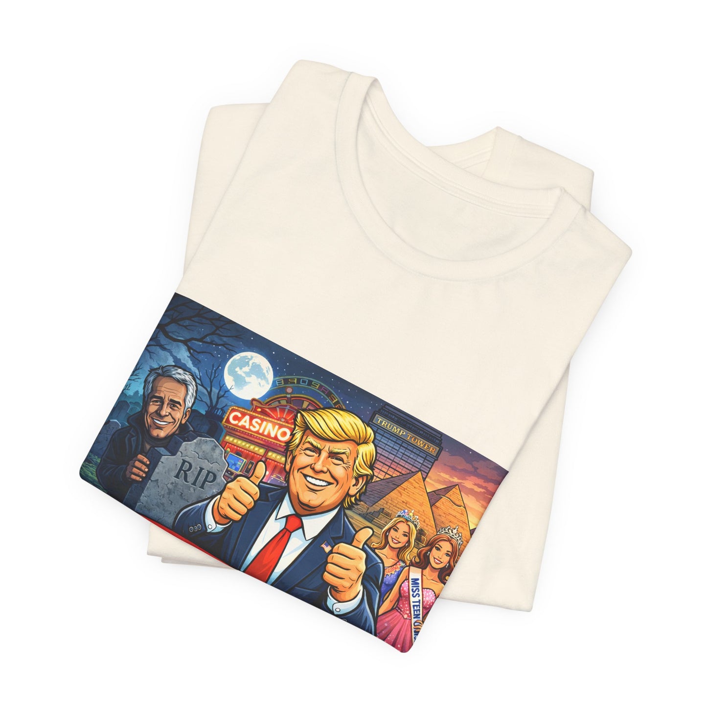 Stop Electing Creeps Tee — Satirical Political Graphic T‑Shirt