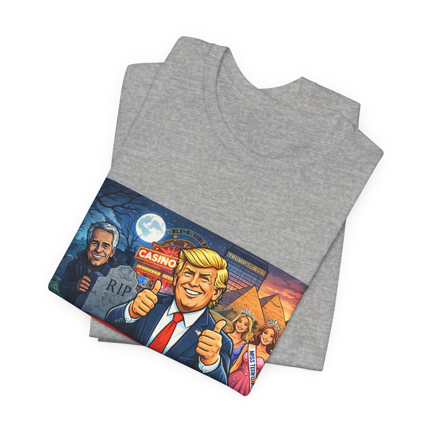 Stop Electing Creeps Tee — Satirical Political Graphic T‑Shirt