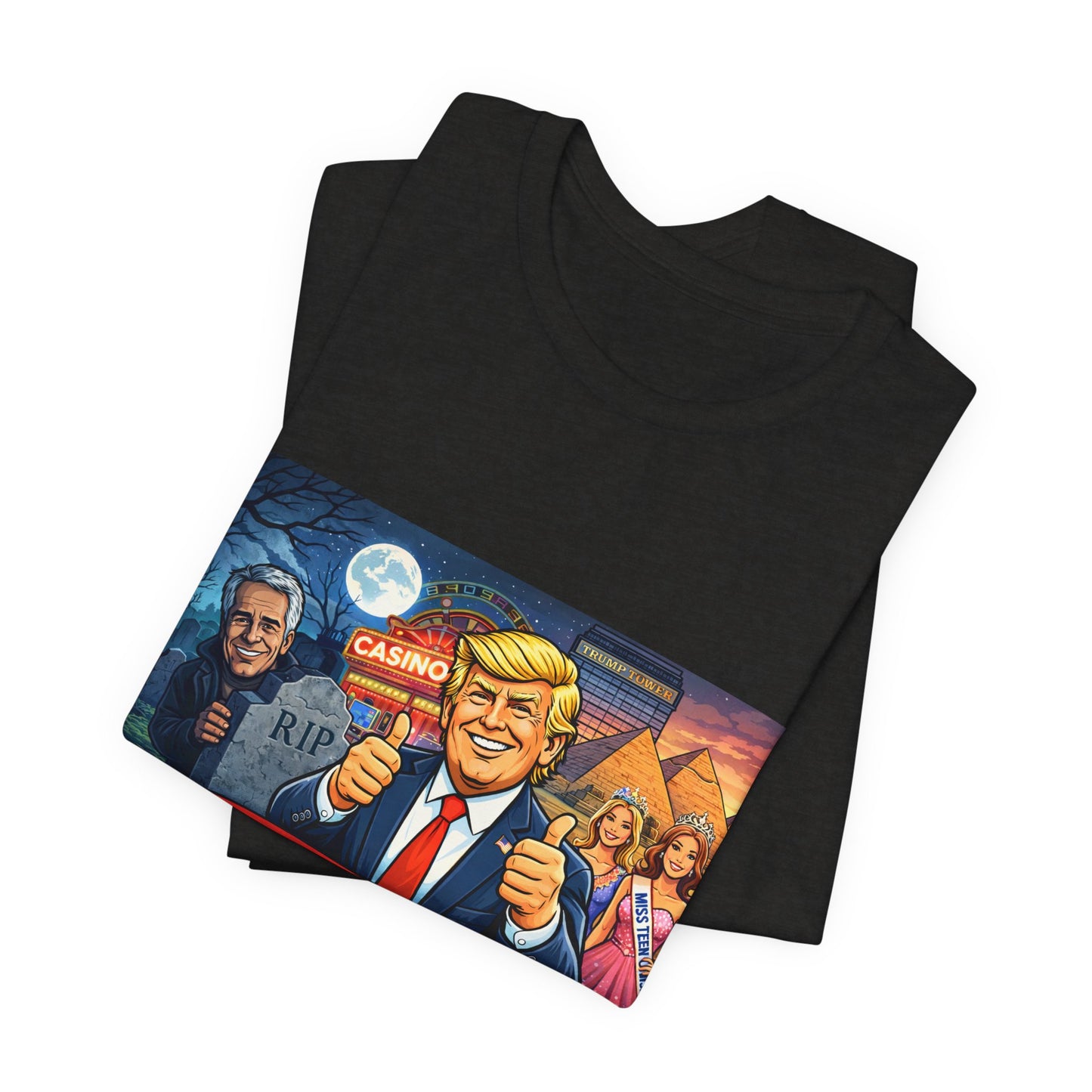 Stop Electing Creeps Tee — Satirical Political Graphic T‑Shirt