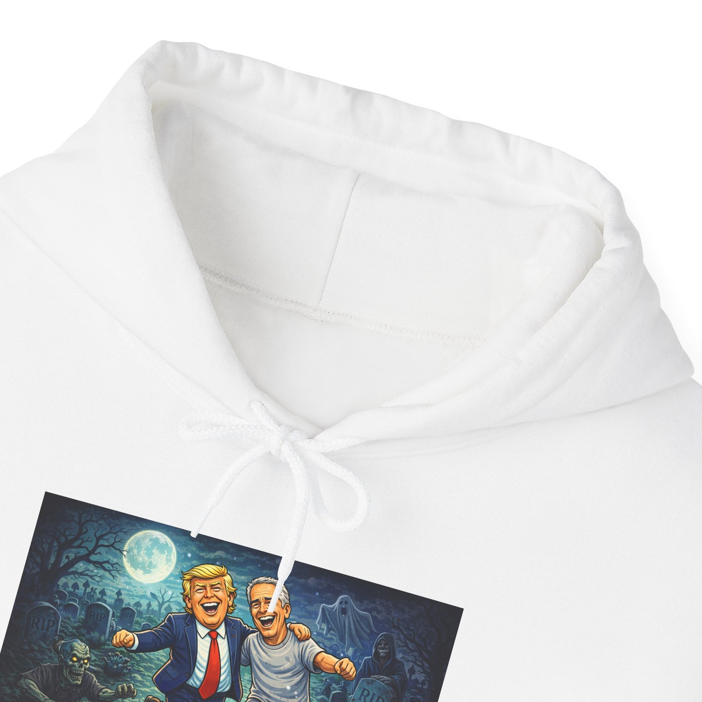 Political Comedy Hoodie — “Surrendering America” Satirical Graphic Sweatshirt