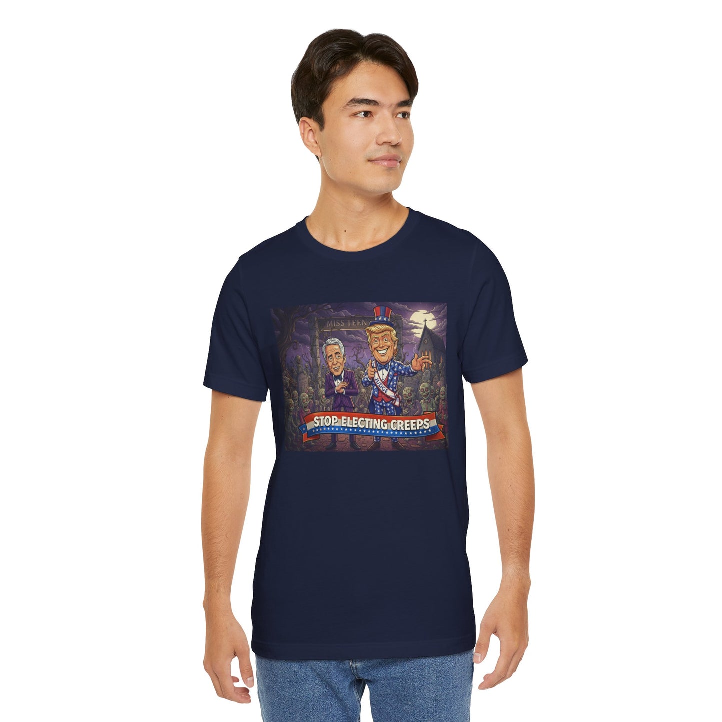 Stop Electing Creeps Political T‑Shirt — Satirical Anti‑Corruption Tee