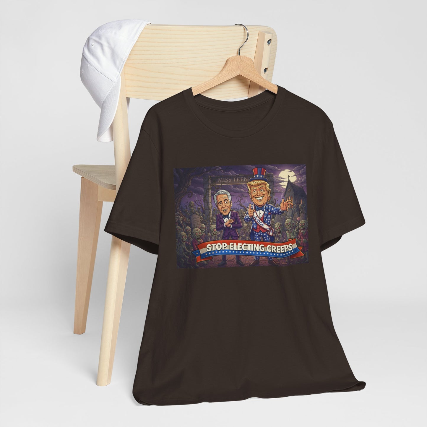 Stop Electing Creeps Political T‑Shirt — Satirical Anti‑Corruption Tee