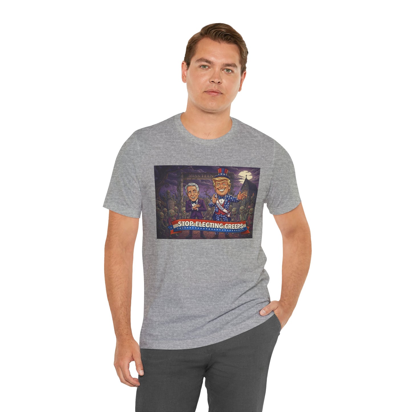 Stop Electing Creeps Political T‑Shirt — Satirical Anti‑Corruption Tee