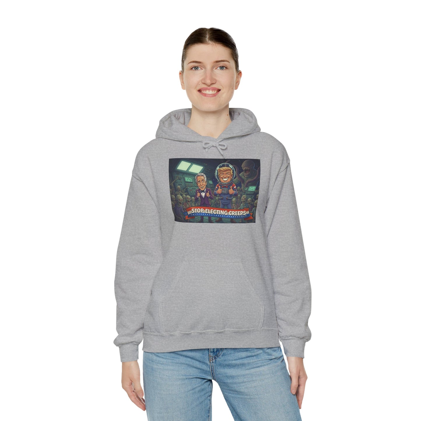 Gaming Crew Hoodie — 'Store-Selecting Griefers' Retro Arcade Design