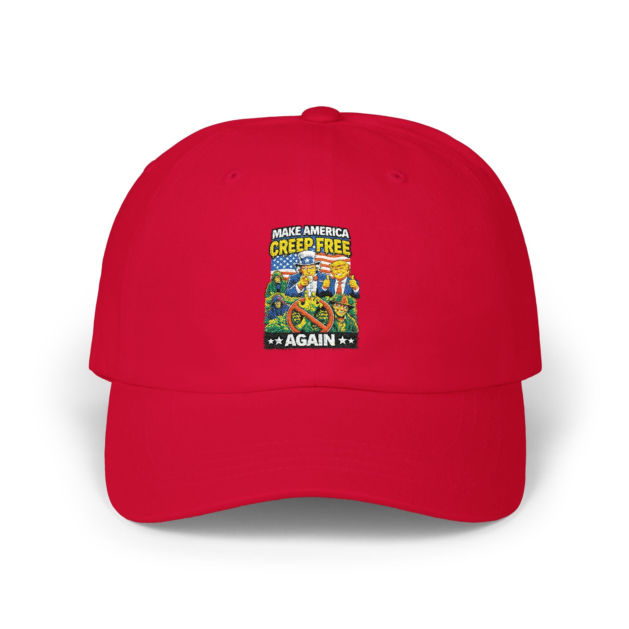 Dad Cap - ‘Crisis Free Again’ Retro Garden Patch Baseball Hat