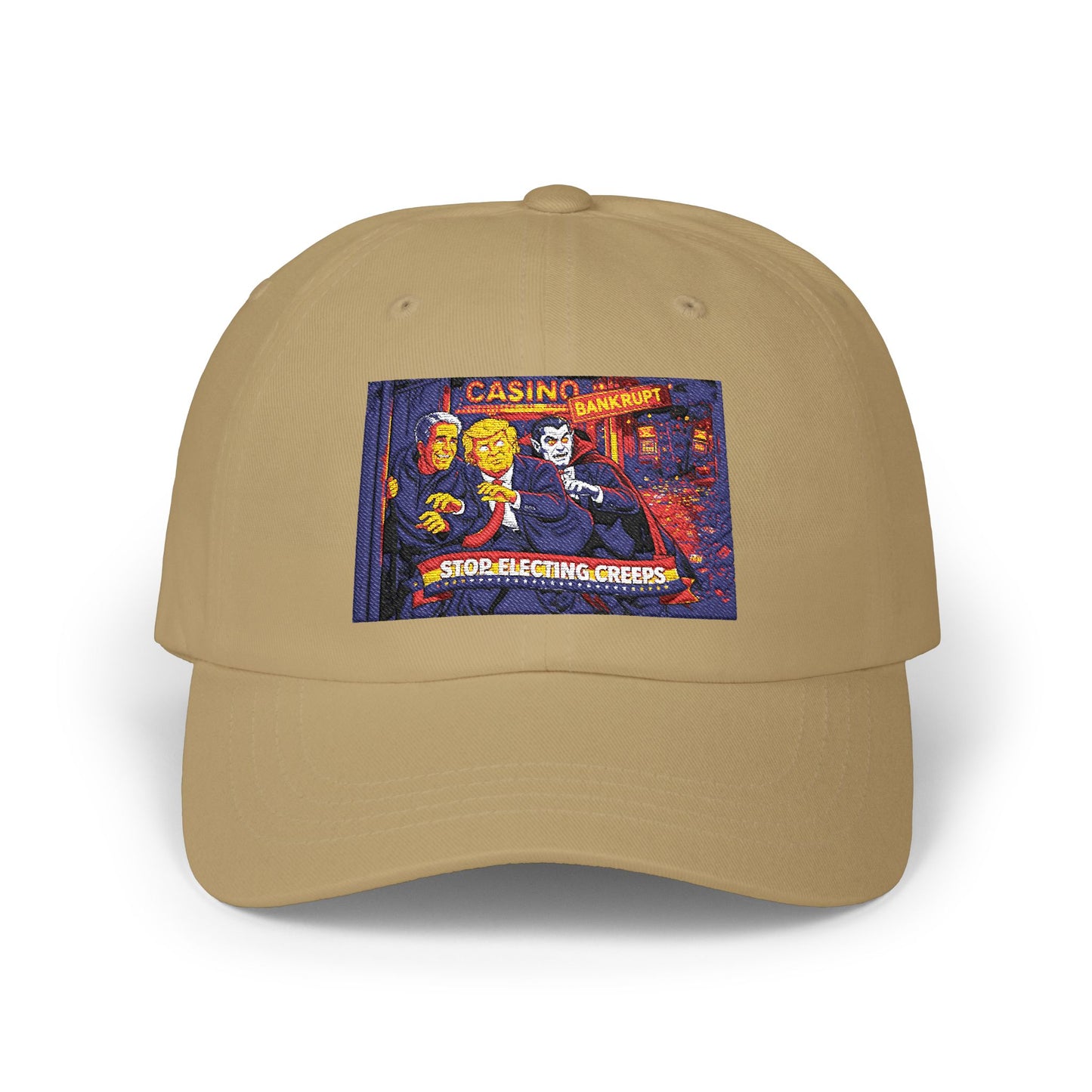 Dad Cap — Vintage Casino Poster Embroidered Baseball Hat