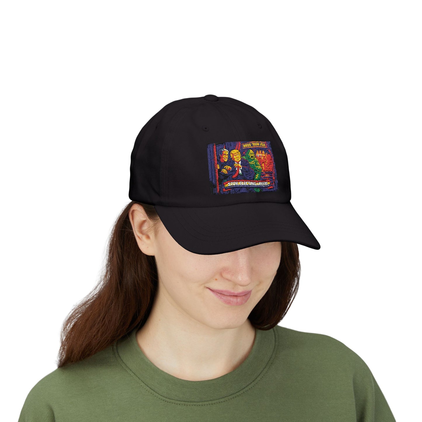 Dad Cap — Vintage Horror Movie Poster Patch 'Stop Watching Creeds'