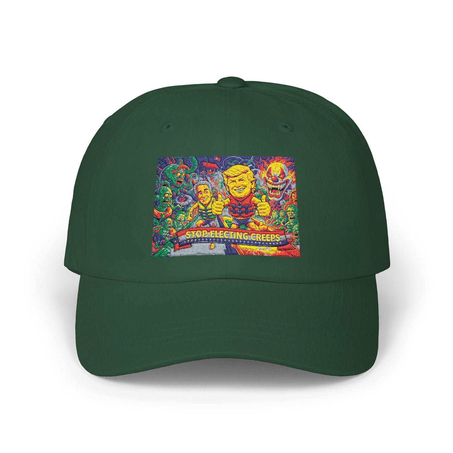 Dad Cap — Colorful Mosaic Smile Design